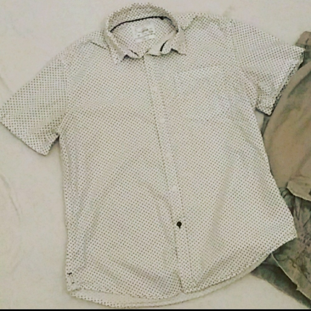Cactus Man casual pocket button down